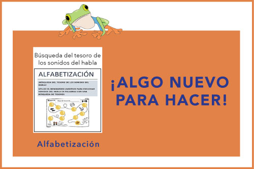 Algo Nuevo Para Hacer! Alfabetización